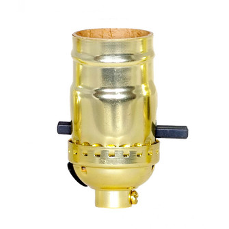 On-Off Push Thru Socket in Brite Gilt (230|80-2137)