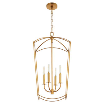 Mantle Four Light Entry in Gold Leaf (19|6812-4-74)