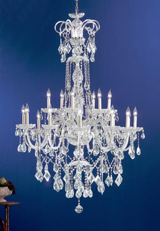 Prague 18 Light Chandelier in Chrome (92|8283 CH C)