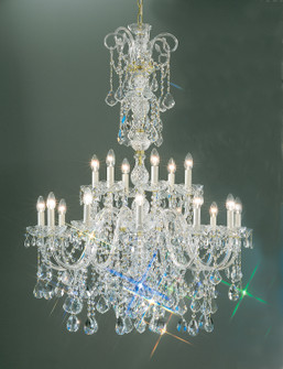 Bohemia 18 Light Chandelier in Gold Plate (92|8263 G C)