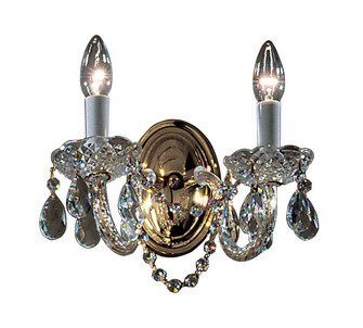 Monticello Two Light Wall Sconce in Gold Color Plated (92|8242 GP C)