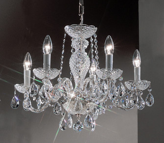 Monticello Five Light Chandelier in Chrome (92|8235 CH I)