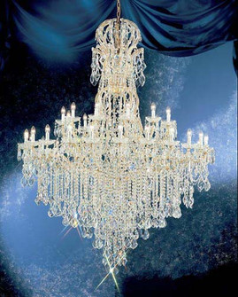 Maria Theresa 37 Light Chandelier in Olde World Gold (92|8186 OWG C)