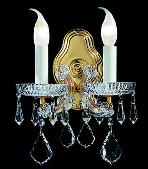 Maria Theresa Two Light Wall Sconce in Olde World Gold (92|8102 OWG C)