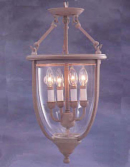 Asheville Lanterns Four Light Pendant in Weathered Clay (92|7904 WC)