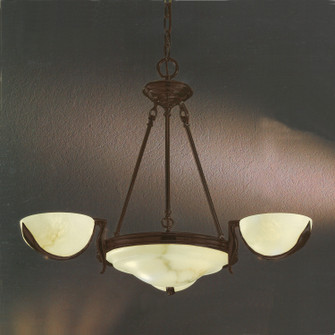 Brighton Six Light Chandelier in Bronze (92|7406 BZ CRM)