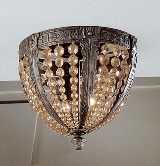 Merlot Two Light Flush/Semi-Flush Mount in Aged Bronze (92|5760 AGB AI)