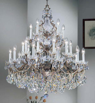 Madrid Imperial 25 Light Chandelier in Roman Bronze (92|5545 RB CGT)