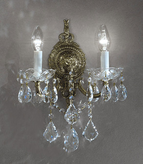 Madrid Imperial Two Light Wall Sconce in Olde World Bronze (92|5542 OWB PAM)