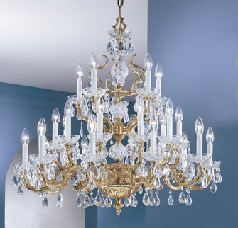 Madrid 25 Light Chandelier in Roman Bronze (92|5535 RB PAM)