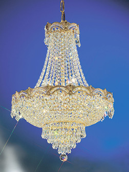 Regency II Eight Light Chandelier in Gold Plate (92|1855 G CP)