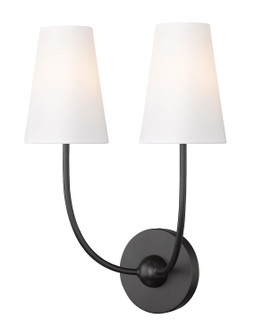 Shannon Two Light Wall Sconce in Matte Black (224|3040-2S-MB)