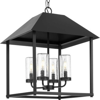 Chapel Four Light Outdoor Pendant in Black (54|P550131-031)