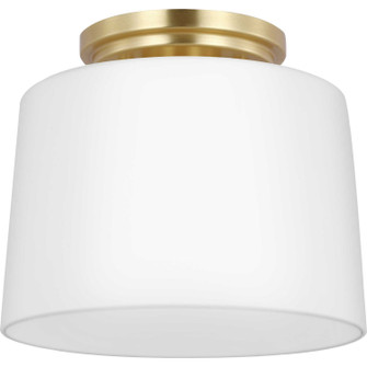 Adley One Light Flush Mount in Satin Brass (54|P350260-012)