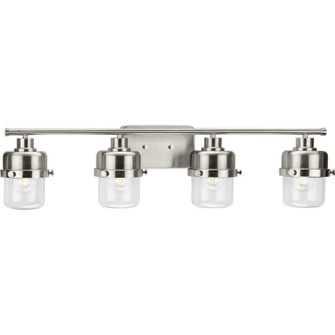 Beckner Four Light Bath in Brushed Nickel (54|P300425-009)