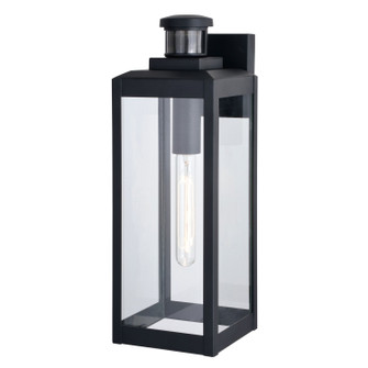 Kinzie One Light Outdoor Motion Sensor Wall Mount in Textured Black (63|T0708)