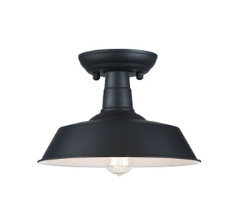 Scacchi One Light Flush Mount in Dark Grey (423|X58301DG)