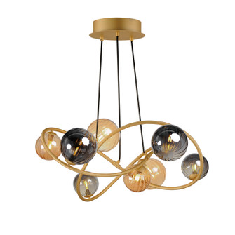 Planetary LED Chandelier in Gold (86|E24188-148GLD)
