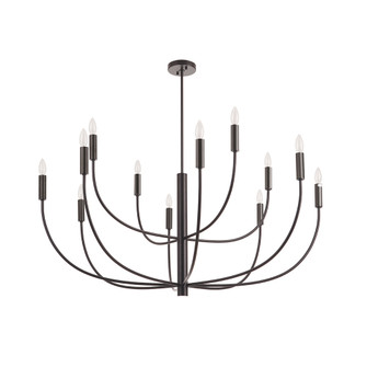 Hayden 12 Light Chandelier in Black (90|321208)