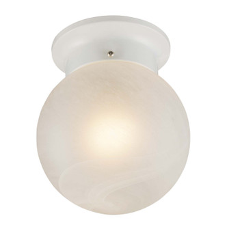 Dash One Light Flushmount in White (110|3607 WH)