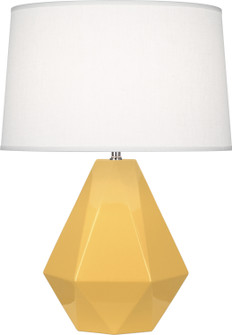 Delta One Light Table Lamp in Sunset Yellow Glazed Ceramic (165|SU930)