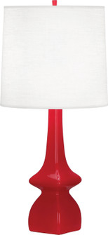 Jasmine One Light Table Lamp in RUBY RED GLAZED CERAMIC (165|RR210)