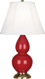 Small Double Gourd One Light Accent Lamp in Ruby Red Glazed Ceramic (165|RR10)