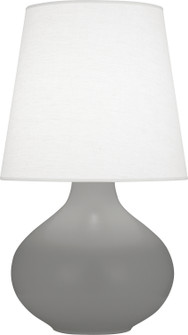 June One Light Table Lamp in Matte Smoky Taupe Glazed Ceramic (165|MST99)