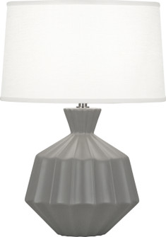Orion One Light Table Lamp in Matte Smoky Taupe Glazed Ceramic (165|MST18)