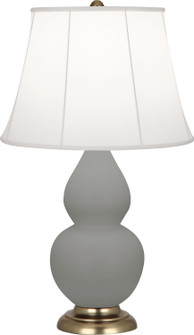 Small Double Gourd One Light Accent Lamp in Matte Smoky Taupe Glazed Ceramic (165|MST14)