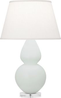 Double Gourd One Light Table Lamp in Matte Celadon Glazed Ceramic w/Lucite (165|MCL62)