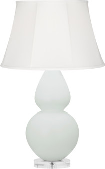 Double Gourd One Light Table Lamp in Matte Celadon Glazed Ceramic w/Lucite Base (165|MCL61)