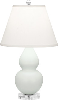 Small Double Gourd One Light Accent Lamp in Matte Celadon Glazed Ceramic w/Lucite Base (165|MCL53)