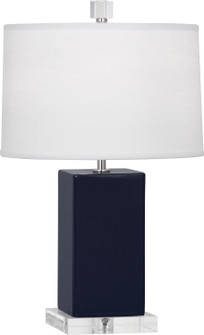 Harvey One Light Accent Lamp in Midnight Blue Glazed Ceramic (165|MB990)