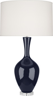 Audrey One Light Table Lamp in Midnight Blue Glazed Ceramic (165|MB980)