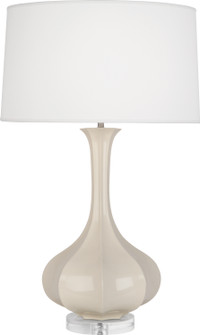 Pike One Light Table Lamp in Bone Glazed Ceramic (165|BN996)
