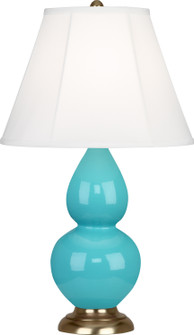 Small Double Gourd One Light Accent Lamp in Egg Blue Glazed Ceramic (165|1760)