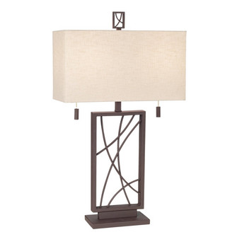 Crossroads Table Lamp in Poly Dark Rust (24|45155)