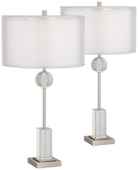 Vincent - Set Of 2 Table Lamp set of 2 in Brushed Nickel/Brushed Steel (24|37V28)