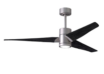 Super Janet 60''Ceiling Fan in Brushed Nickel (101|SJ-BN-BK-60)