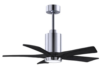 Patricia 42''Ceiling Fan in Polished Chrome (101|PA5-CR-BK-42)