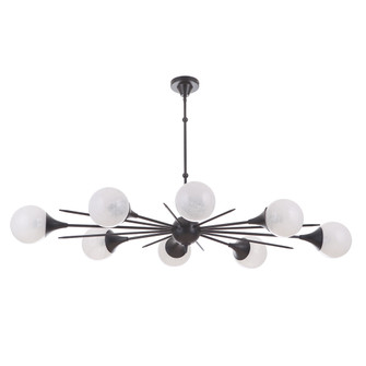 Aphelion Eight Light Chandelier in Black (90|890808)