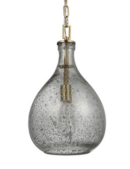 Zephyr One Light Mini Pendant in Antique Brass (90|830049)