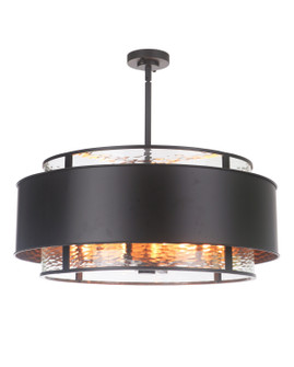 Jupiter Six Light Chandelier in Bronze (90|393083)