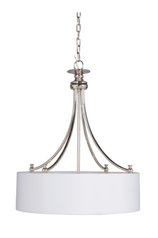 Metropolitan Three Light Pendant in Polished Nickel (90|300325)