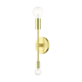 Blairwood Two Light Wall Sconce in Satin Brass w/ Polished Brasss (107|46438-12)