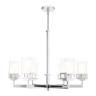 Harding Six Light Chandelier in Polished Chrome (107|40596-05)