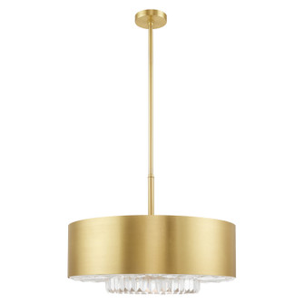 Madison Six Light Chandelier in Satin Brass (107|40020-12)