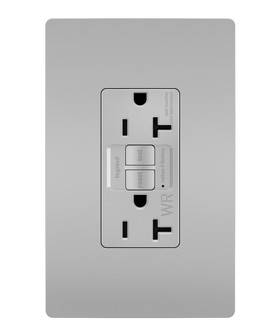 radiant Tamper-Resistant Weather-Resistant 20A Duplex Self-Test GFCI Receptacles with SafeLock Protection in Gray (246|2097TRWRGRY)
