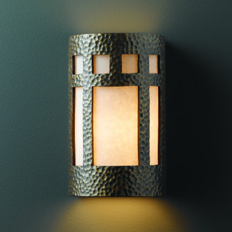 Ambiance LED Lantern in Hammered Brass (102|CER-7345W-HMBR-LED1-1000)
